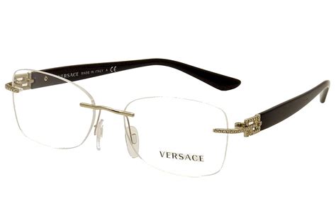 pink frame versace eyeglasses|Versace rimless glasses for women.